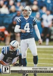 2018 Panini Base Set Adam Vinatieri #127 card