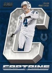 2018 Score Captains Adam Vinatieri #9 card