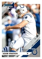 2019 Donruss Base Set Adam Vinatieri #117 card