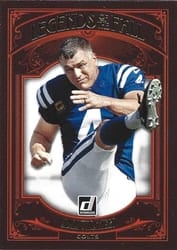 2020 Donruss Legends of the Fall Adam Vinatieri #LF-AV card