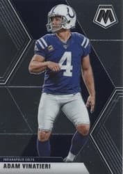 2020 Panini Mosaic Base Set Adam Vinatieri #95 card