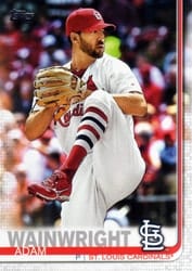 2019 Topps Base Set Adam Wainwright #679 card