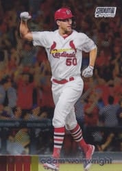2020 Stadium Club Chrome Base Set Adam Wainwright #142 card