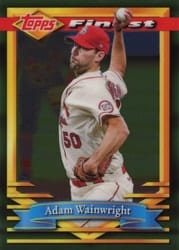 2021 Finest Flashbacks Base Set Adam Wainwright #57 card