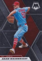 2021 Panini Mosaic Base Set Adam Wainwright #148 card