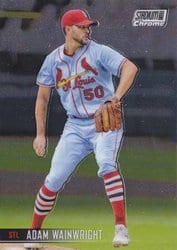 2021 Stadium Club Chrome Base Set Adam Wainwright #234 card