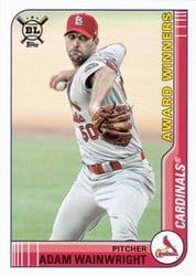 2021 Topps Big League Base Set Adam Wainwright #272 card