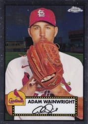 2021 Topps Chrome Platinum Anniversary Base Set Adam Wainwright #397 card