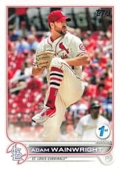 2022 Topps 1st Edition Base Set Adam Wainwright #34 card