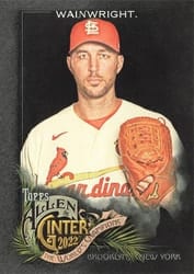 2022 Topps Allen & Ginter X Base Set Adam Wainwright #205 card
