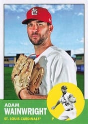 2022 Topps Archives Base Set Adam Wainwright #60 card