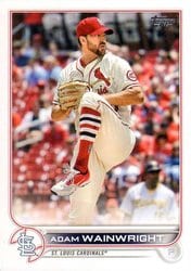 2022 Topps Base Set Adam Wainwright #34 card