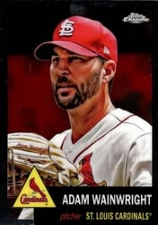 2022 Topps Chrome Platinum Anniversary Base Set Adam Wainwright #232 card