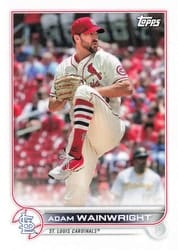 2022 Topps Mini Base Set Adam Wainwright #34 card