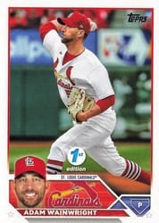 2023 Topps 1st Edition Base Set Adam Wainwright #39 card