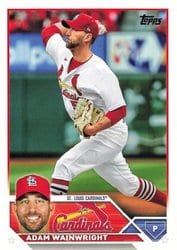 2023 Topps Base Set Adam Wainwright #39 card