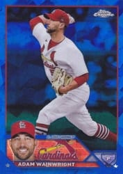 2023 Topps Chrome Sapphire Edition Base Set Adam Wainwright #39 card
