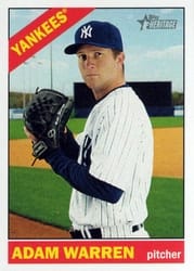 2015 Topps Heritage Base Set Adam Warren #671 card