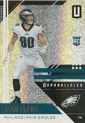 2018 Panini Unparalleled Base Set Adam Zaruba #163 card