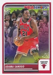 2023-24 Hoops Haunted Hoops Base Set Adama Sanogo #47 card