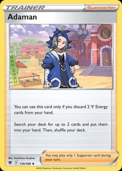 Astral Radiance Adaman #135 card