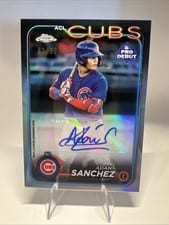 2024 Topps Pro Debut Chrome Autographs Adan Sanchez #PDC-42 card