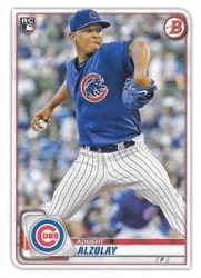 2020 Bowman Base Set Adbert Alzolay #19 card