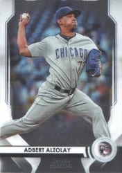 2020 Bowman Sterling Base Set Adbert Alzolay #BSR-82 card
