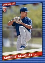 2020 Donruss Base Set Adbert Alzolay #258 card