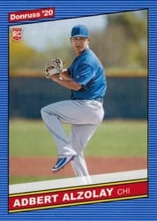 2020 Donruss Base Set Adbert Alzolay #258b card