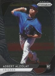 2020 Panini Prizm Base Set Adbert Alzolay #101 card