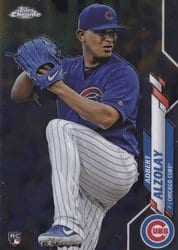 2020 Topps Chrome Base Set Adbert Alzolay #110 card