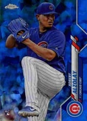 2020 Topps Chrome Sapphire Edition Base Set Adbert Alzolay #340 card