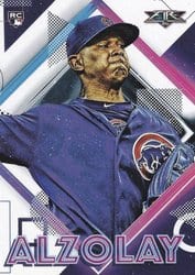 2020 Topps Fire Base Set Adbert Alzolay #107 card