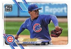 2021 Topps Base Set Adbert Alzolay #658 card