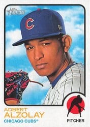 2022 Topps Heritage Base Set Adbert Alzolay #530 card