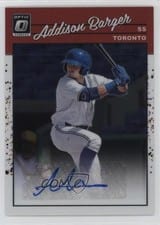 2023 Donruss Optic Retro 1990 Signatures Addison Barger #1990-AB card