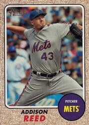 2017 Topps Heritage Base Set Addison Reed #572b card