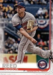2019 Topps Base Set Addison Reed #193 card