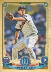 2019 Topps Gypsy Queen Base Set Addison Reed #58 card