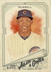 2018 Topps Allen & Ginter Base Set Addison Russell #283 card