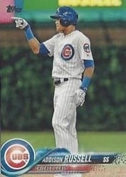2018 Topps Base Set Addison Russell #384 card