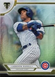 2018 Topps Triple Threads Base Set Addison Russell #34 card