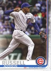 2019 Topps Base Set Addison Russell #633 card