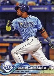 2018 Topps Base Set Adeiny Hechavarria #164 card