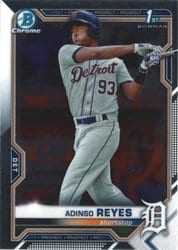 2021 Bowman Chrome Prospects Adinso Reyes #BCP-21 card