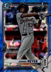 2021 Bowman Sapphire Edition Base Set Adinso Reyes #BCP-21 card