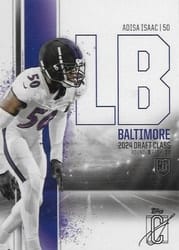 2024 Topps Signature Class Base Set Adisa Isaac #72 card