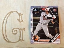 2019 Bowman Draft Adley Rutschman #BD-1 card