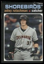 2020 Topps Heritage Minor League Adley Rutschman #201 card